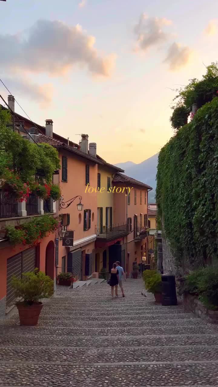 Lake Como Love Story in Bellagio, Italy 🌹