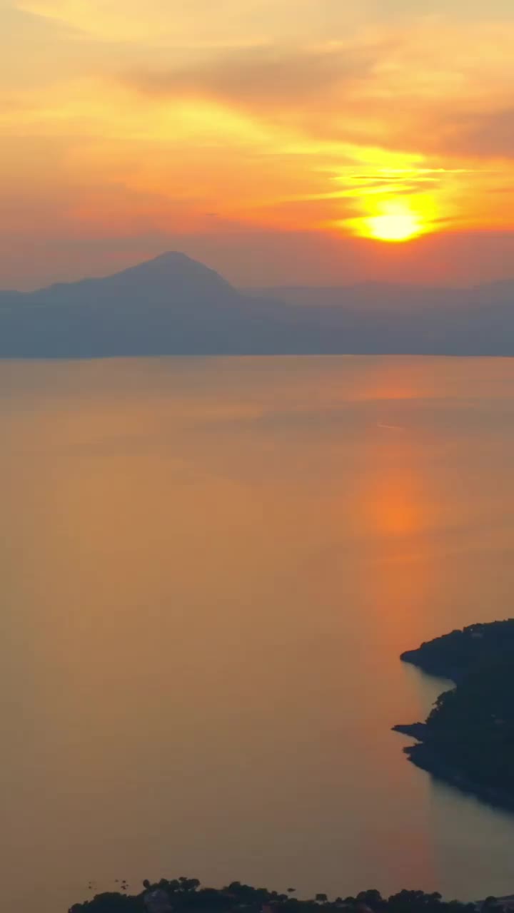 Sunset at Cristo Redentore di Maratea