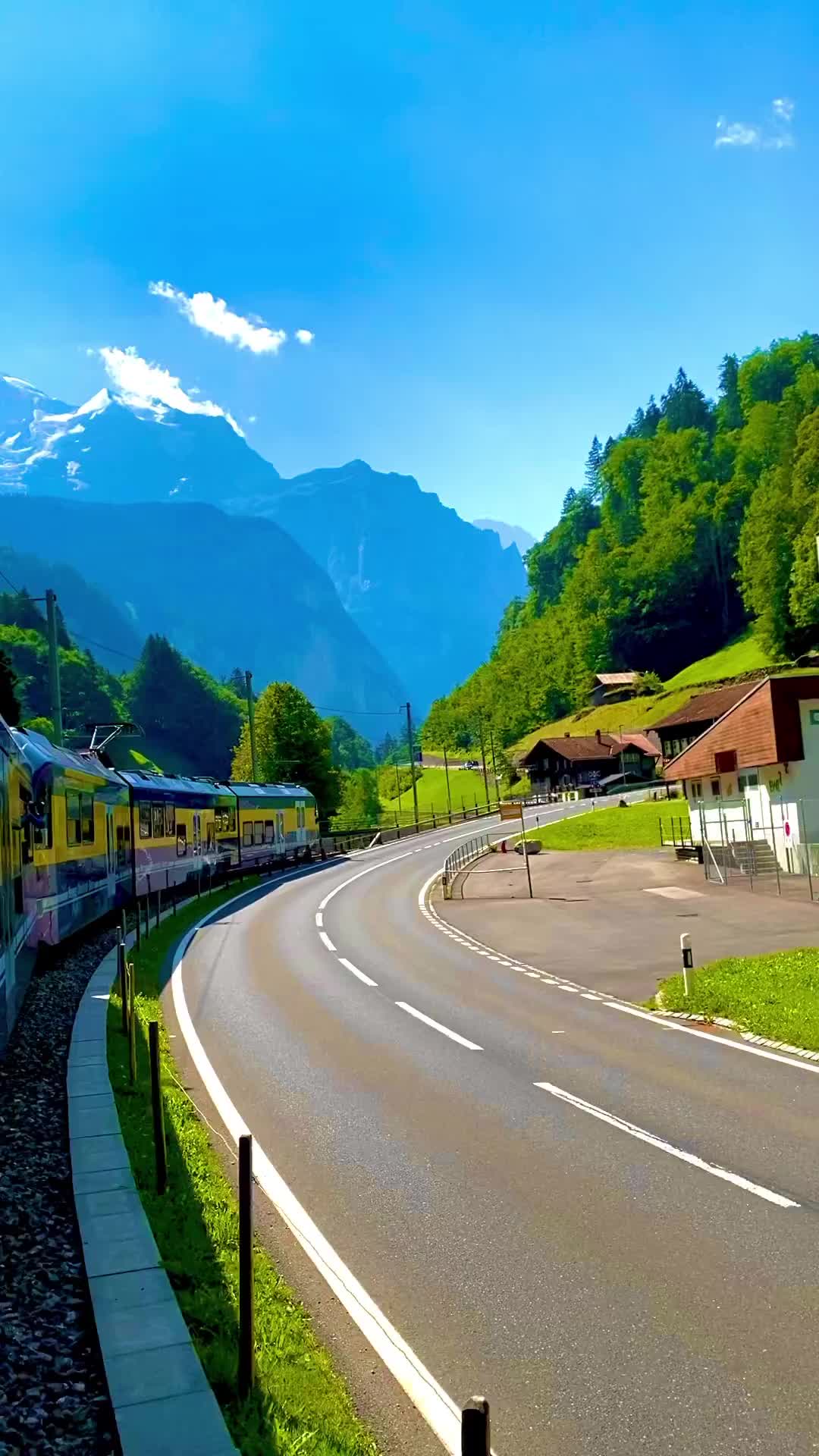 Panoramic Train Ride: Bernese Oberland Railway