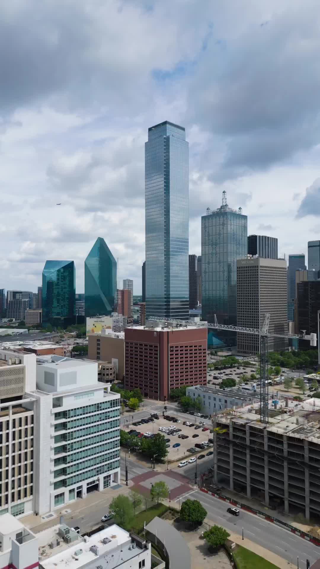 Stunning Drone Footage of Bank of America Plaza, Dallas