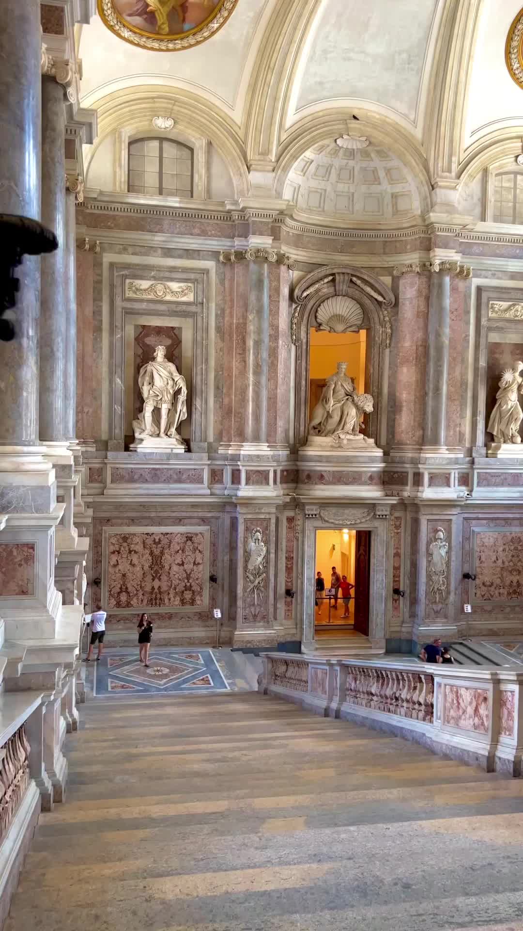 The Grand Staircase of Honour at Caserta's Royal Palace