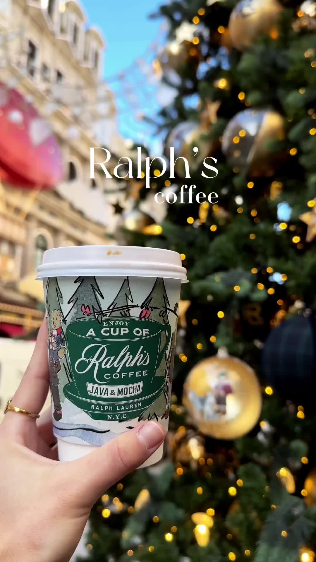 Festive Coffee at Ralph's Coffee in Nagoya