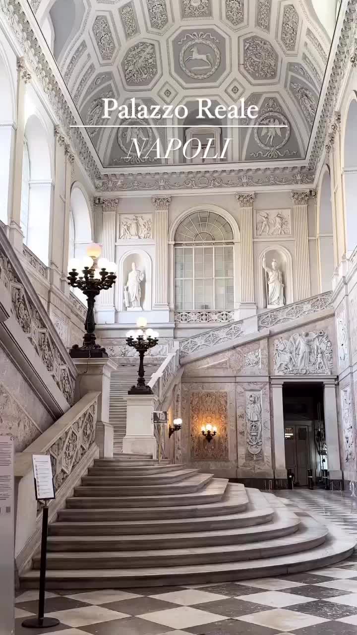 Explore Palazzo Reale di Napoli's Stunning Staircase