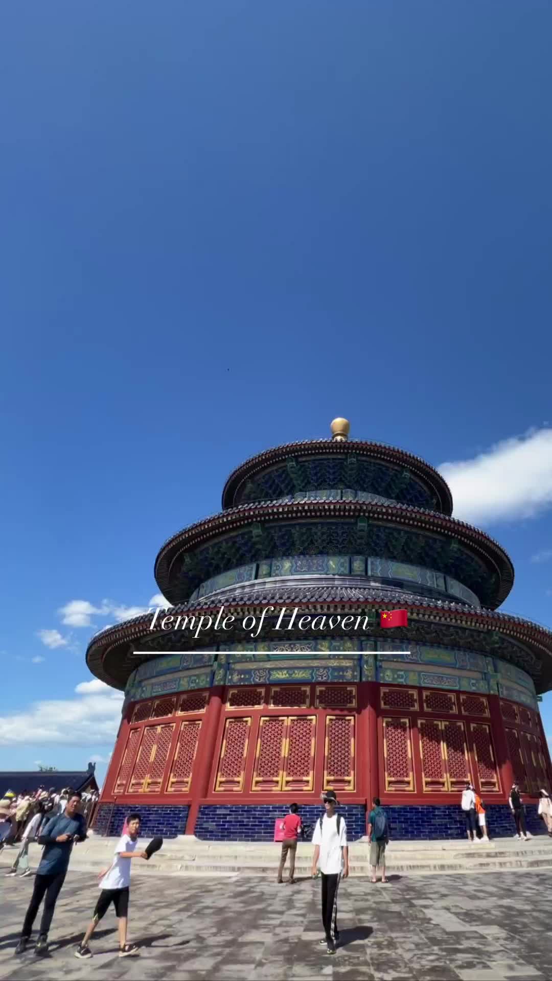 Temple of Heaven is absolutely stunning✨ 
Its scorching hot and filled with tourist but definitely worth the visit❣️

📍Beijing, China 🇨🇳 

The Temple of Heaven is the place where Ming and Qing emperors were celebrating the rites and sacrifices to pay homage to Heaven and plead to give good harvests.

#beijing #templeofheaven #chinatravel #China #Asia #travel #reels #beautifuldestinations