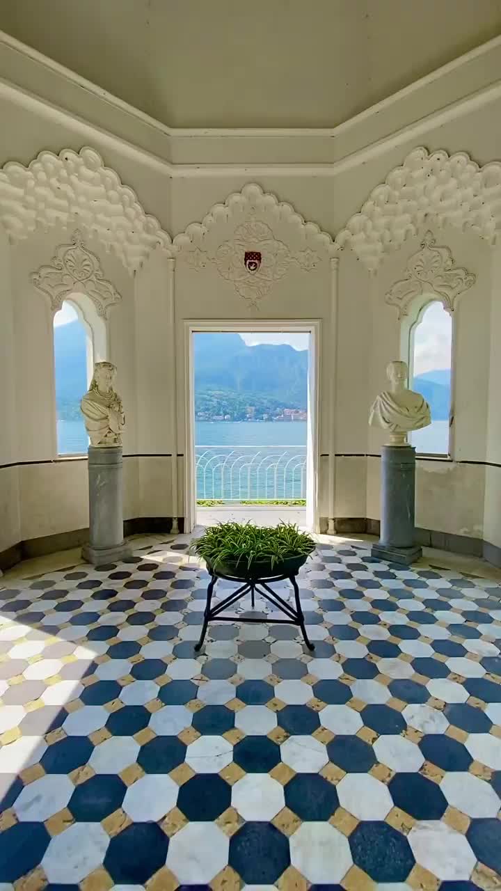 Dreamy Balcony at Villa Melzi d'Eril, Lake Como