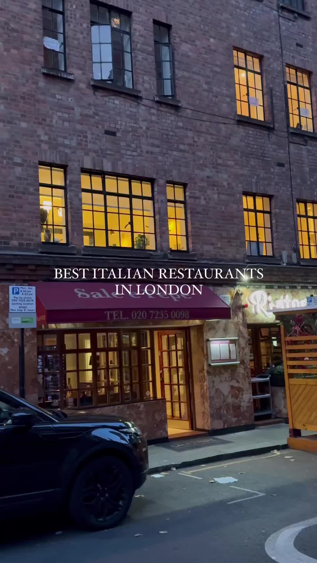 Best Italian Restaurants in London: Sale E Pepe 🇮🇹🍝