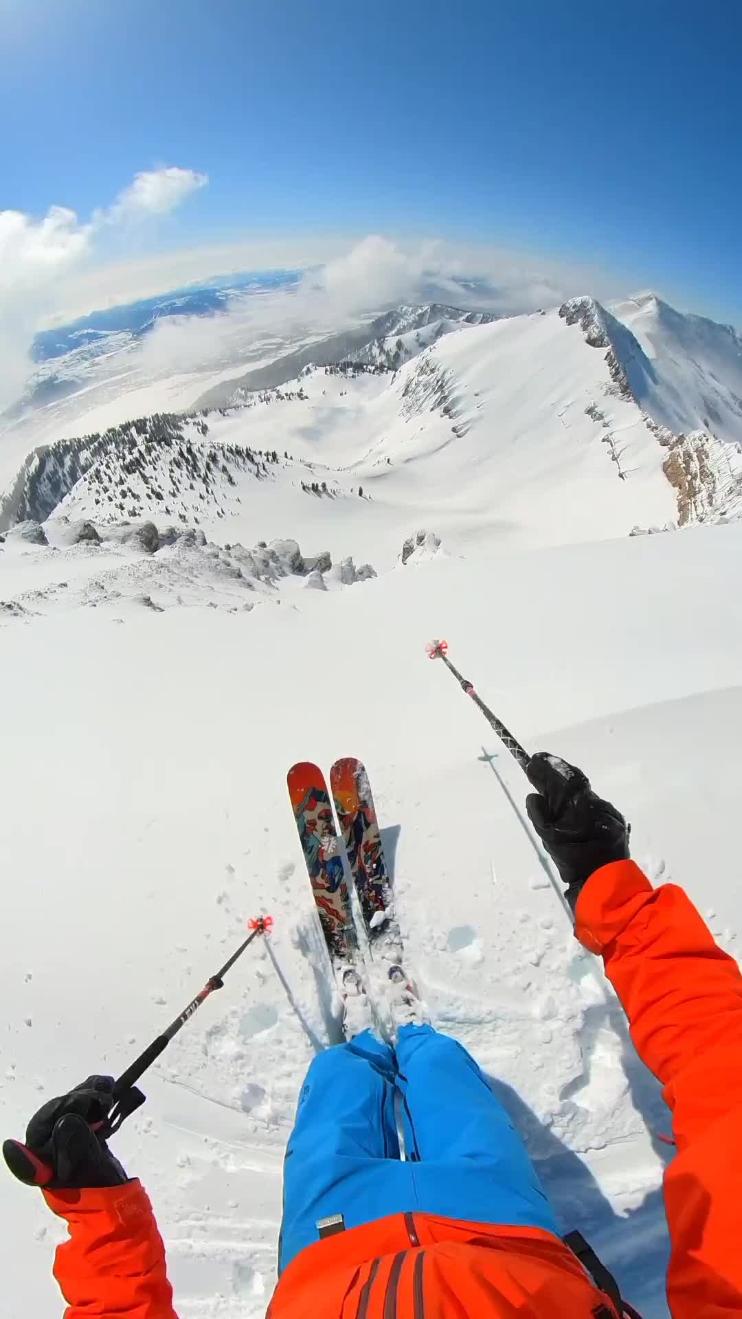 Perfect Powder Skiing in Jackson Hole!