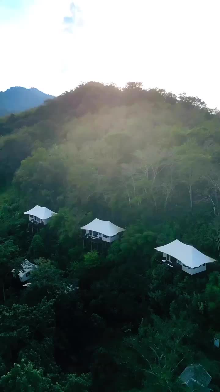 Ethnic Hilltop Tents with Breathtaking Mountain Views