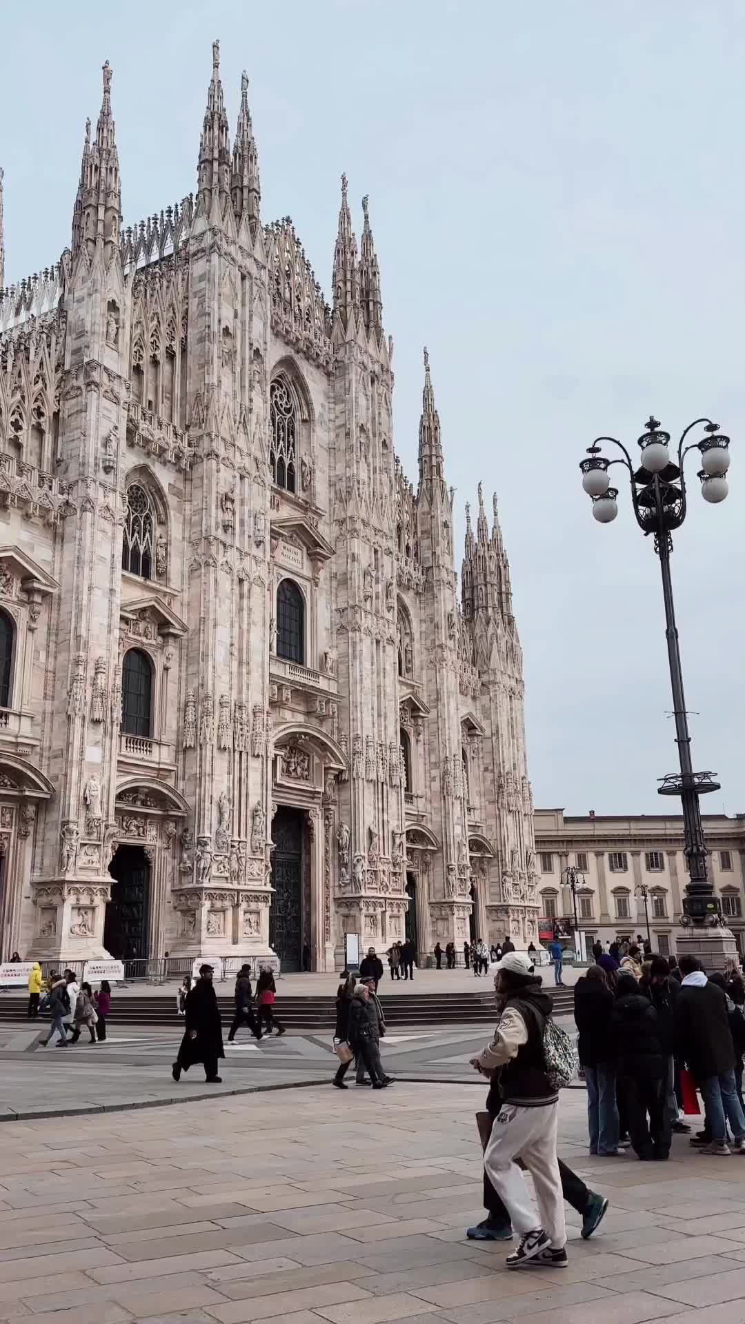 Moody Clouds Over Duomo di Milano - A Stunning View