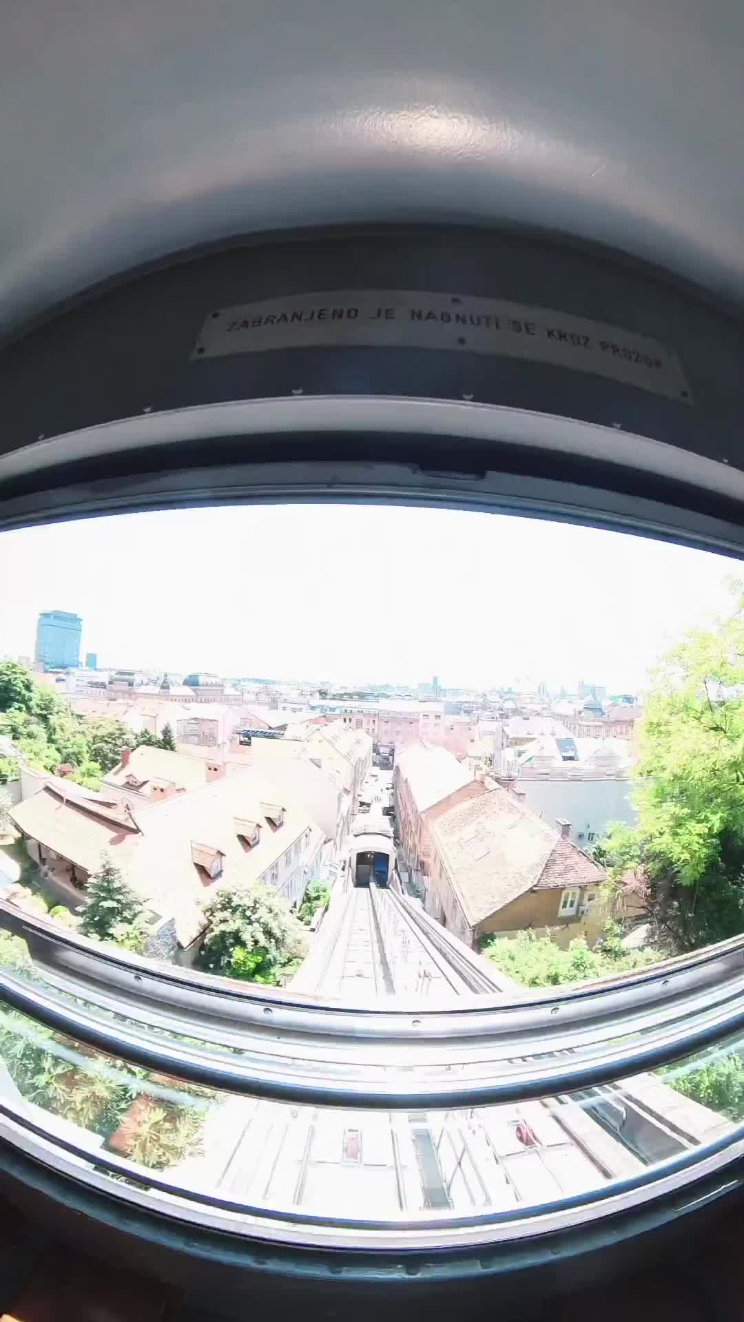 Stunning Zagreb Funicular Ride | Uspinjača Scenic Views