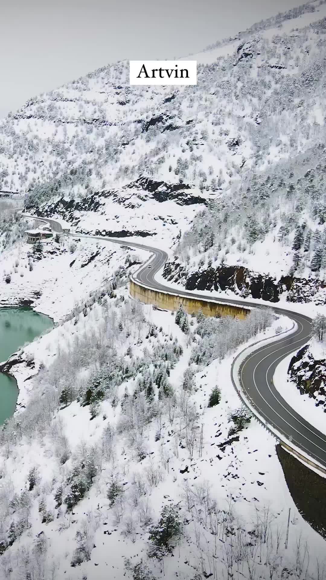 Discover the Stunning Winter Route in Artvin, Turkey