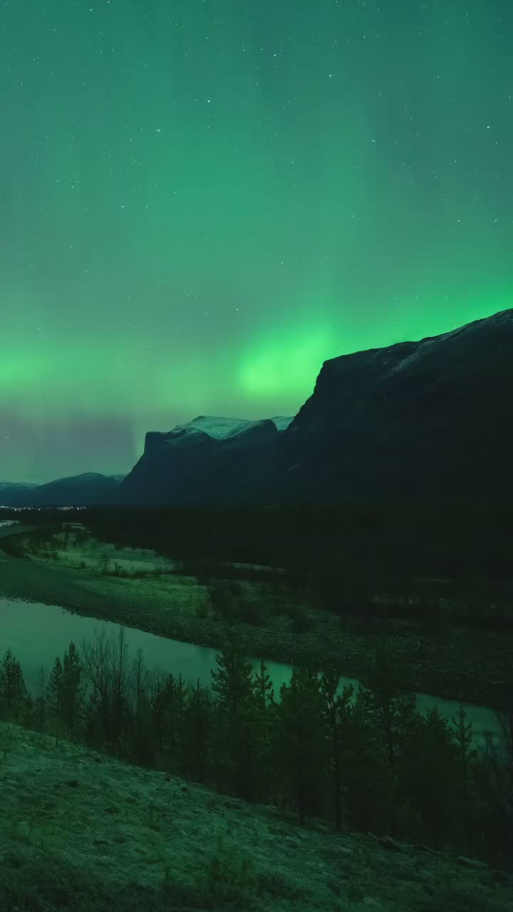 Aurora Borealis in Nordreisa, Norway - A Sky on Fire