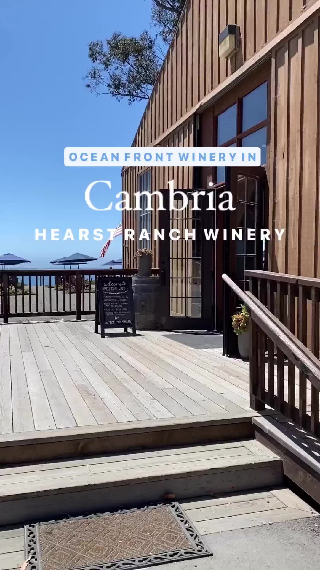 Oceanfront Wine Tasting at Hearst Ranch Winery